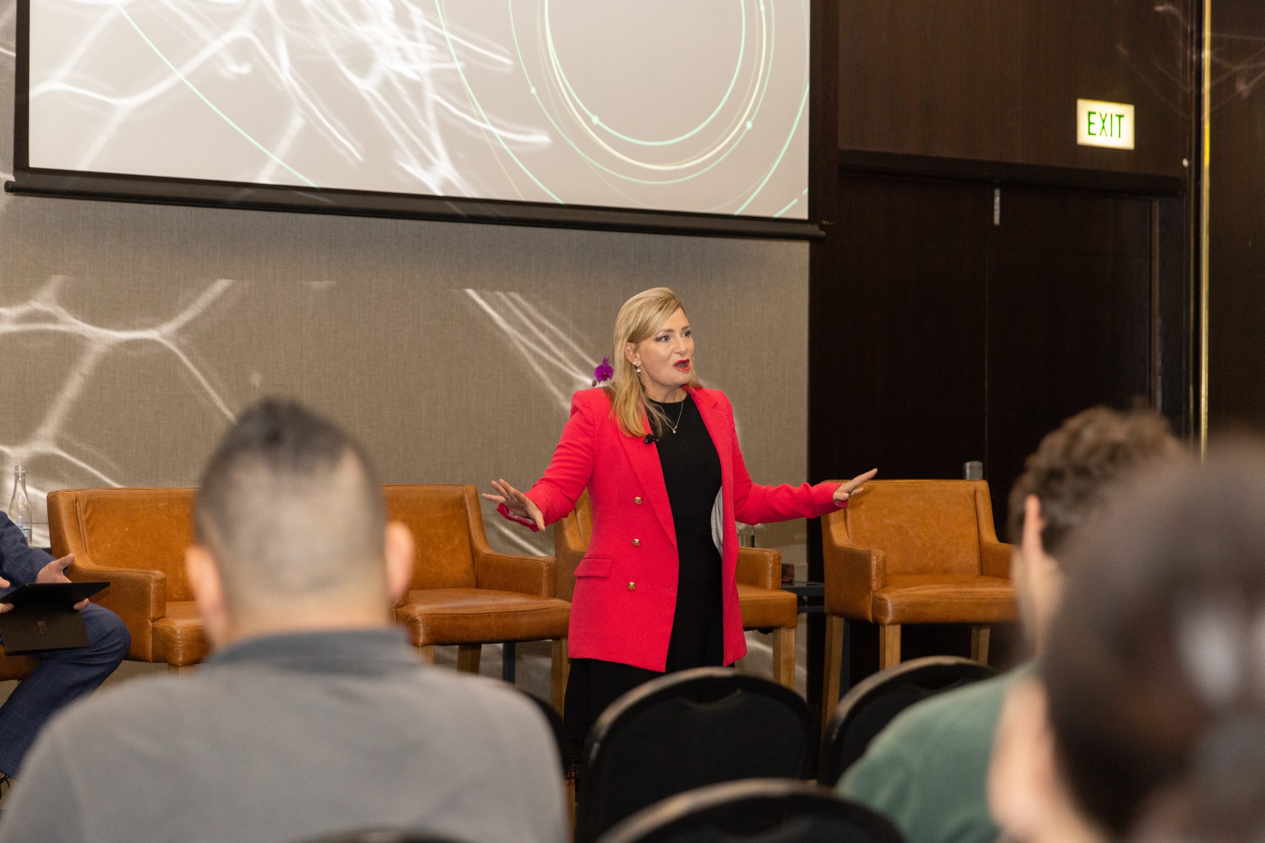 Vanessa Sorenson presenting