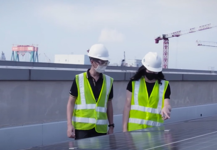 people working in construction