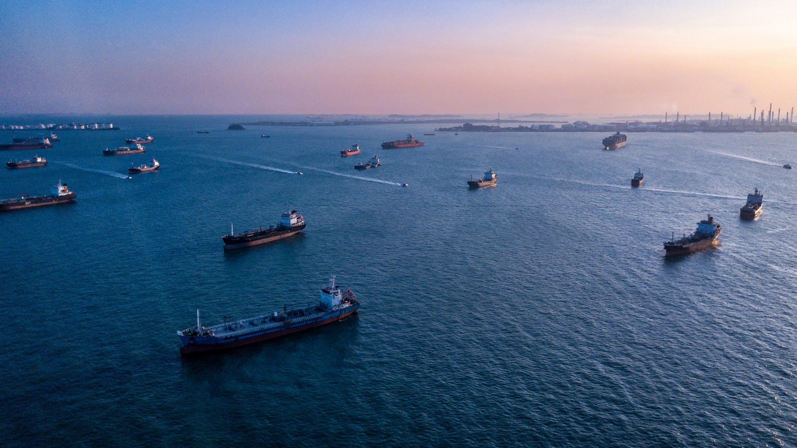 boats out in sea