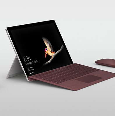 Microsoft Surface laptop and tablet