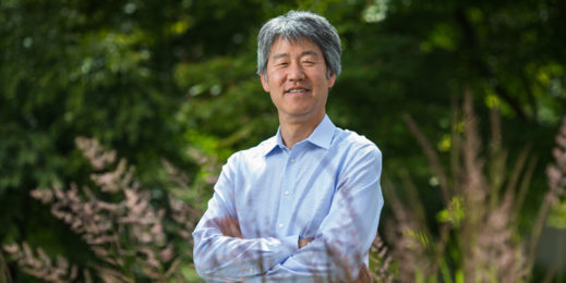 Peter Lee smiling at the camera