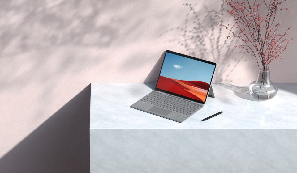 An image of the updated Microsoft Surface Pro X