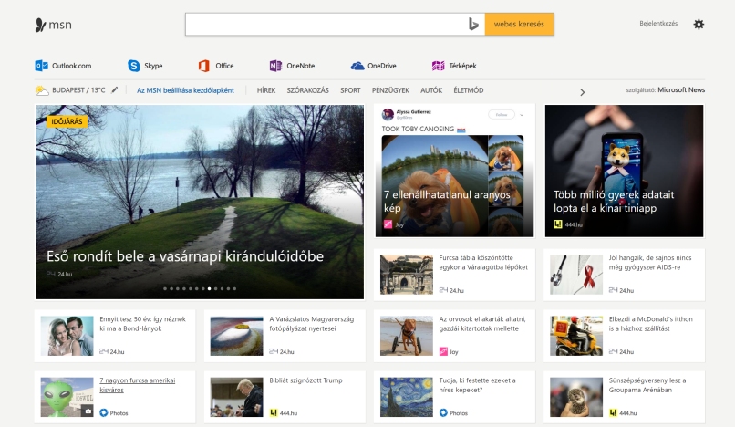 Magyarul is elérhető a Microsoft News