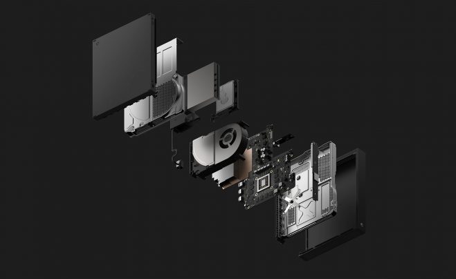 Xbox One X Console Explode