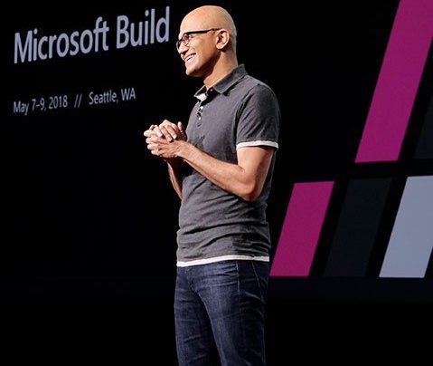 Сатья Наделла на Build 2018