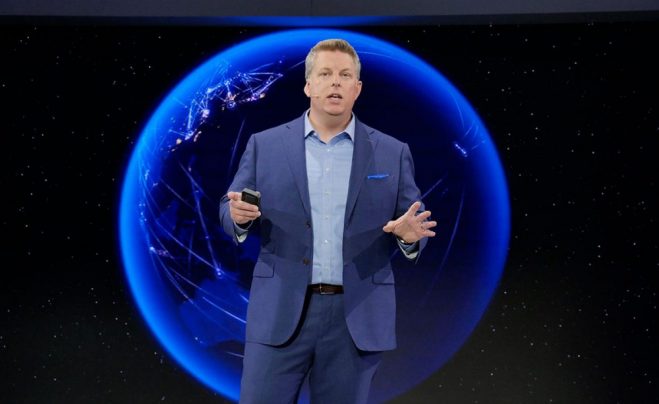 Джейсон Зандер, исполнительный вице-президент, Microsoft Azure, на конференции Inspire 2018