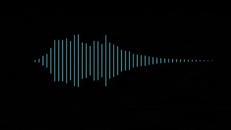 Анимированный рисунок показывающий диаграмму звука напоминалки календаря