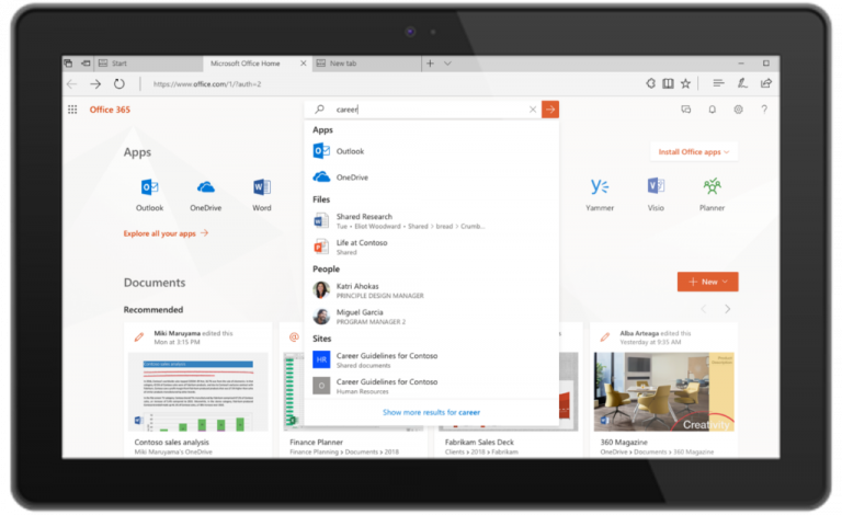 Находите то, что вам нужно, быстрее с Microsoft Search.