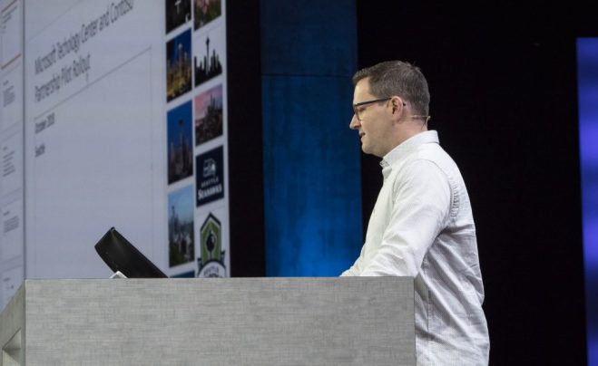 Джек Эльморе из Microsoft Technology Center на Microsoft Ignite 2018