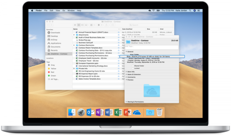 Сервис OneDrive Files On-Demand для Mac показывает все ваши файлы OneDrive в Finder, но загружает их, только когда вам это необходимо.