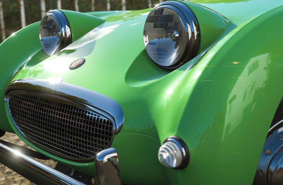 Скриншот - сцена из гоночной игры Forza Horizon 4