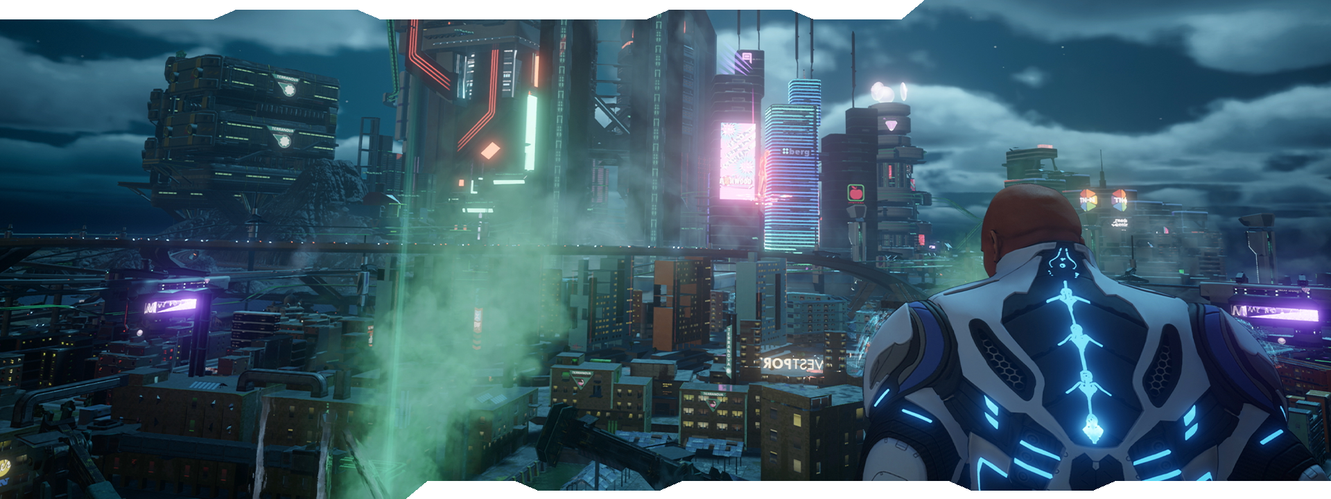 Город Нью-Провиденс в игре Crackdown 3