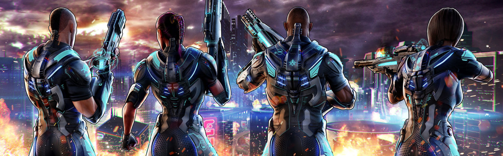 Герои игры Crackdown 3