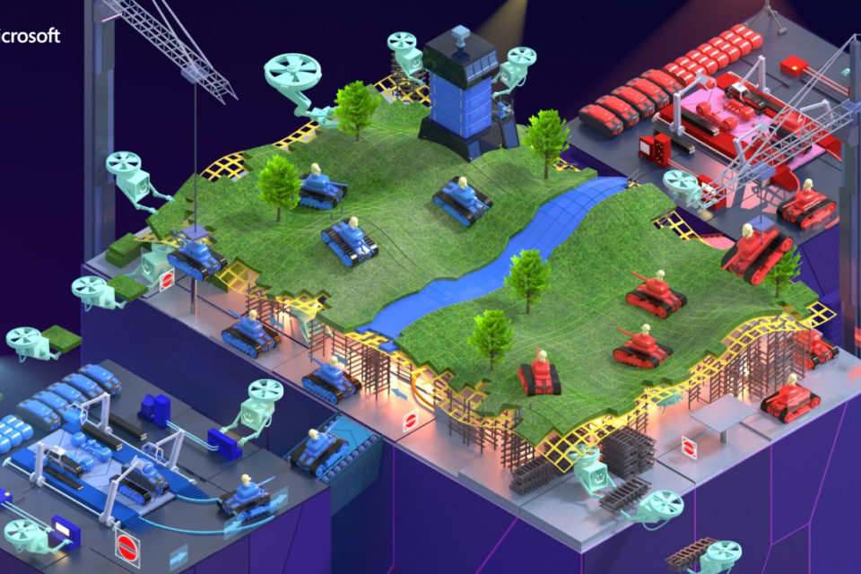 Сцена из игры - иллюстрация к новости про Microsoft Game Stack