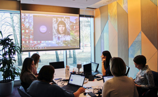 На презентации проектов программы «Попробуй профессию в деле»