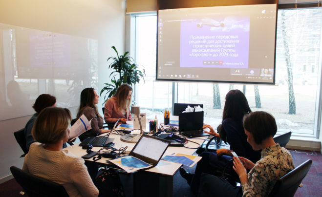 На презентации проектов программы «Попробуй профессию в деле»