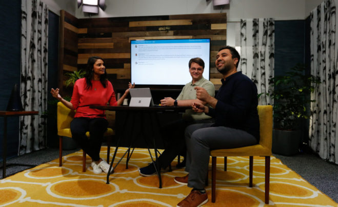 Эпизод презентации на Microsoft Build 2019