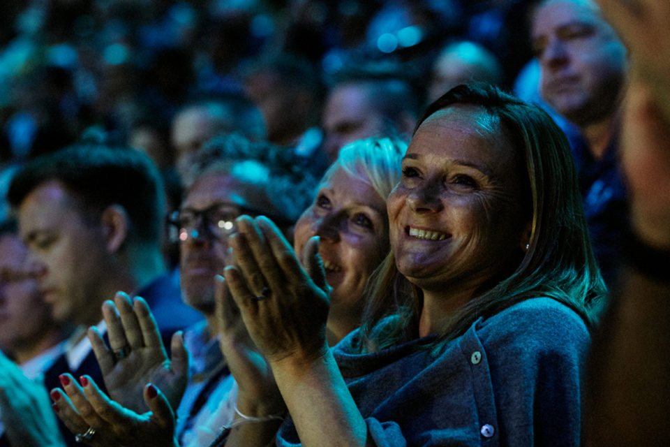 Трибуна на мероприятии Microsoft