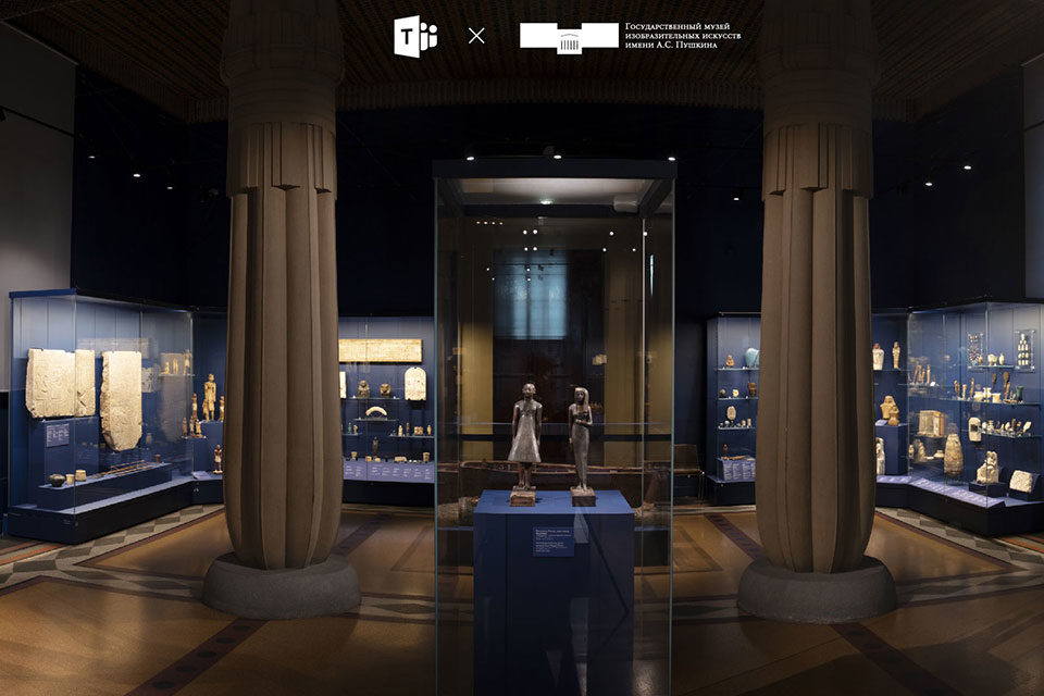 Государственный музей изобразительных искусств имени А.С.Пушкина разработал коллекцию уникальных фонов для онлайн-конференций в Microsoft Teams.