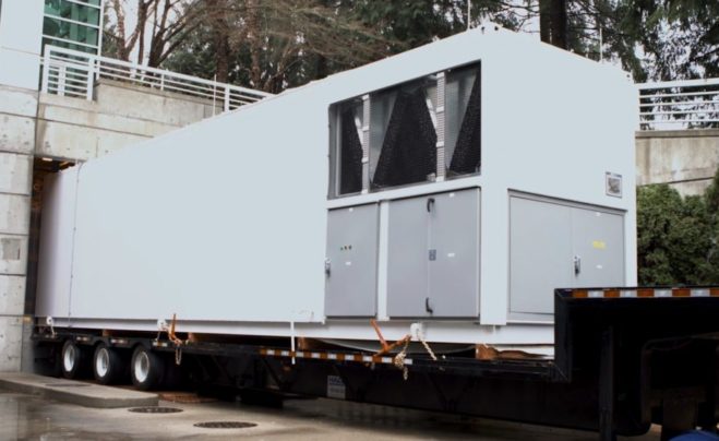 Azure Modular Datacenter использовался в кампусе Microsoft в Редмонде, Вашингтон. 