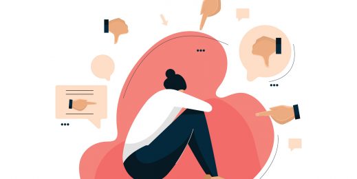 Иллюстрация на тему буллинга