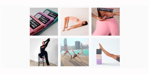 скриншот магазина topstretching в инстаграмме