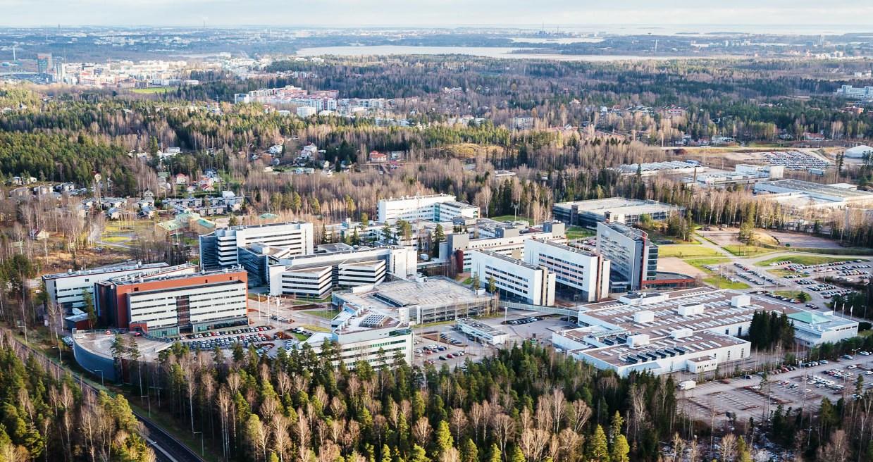 кампус компании Nokia в Эспоо, Финляндия