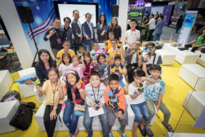 Group of children in activity