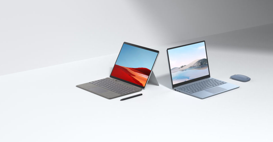 新たに Surface Laptop Go、Surface Pro X のアップデート