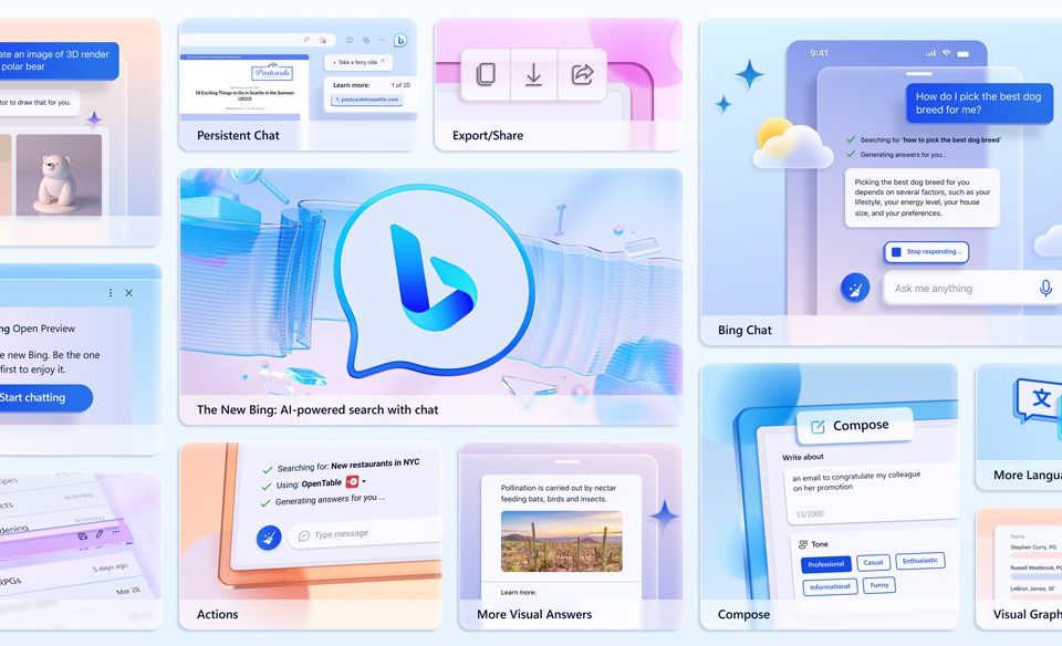Bing と Edge による AIイノベーションの新たな波を発表