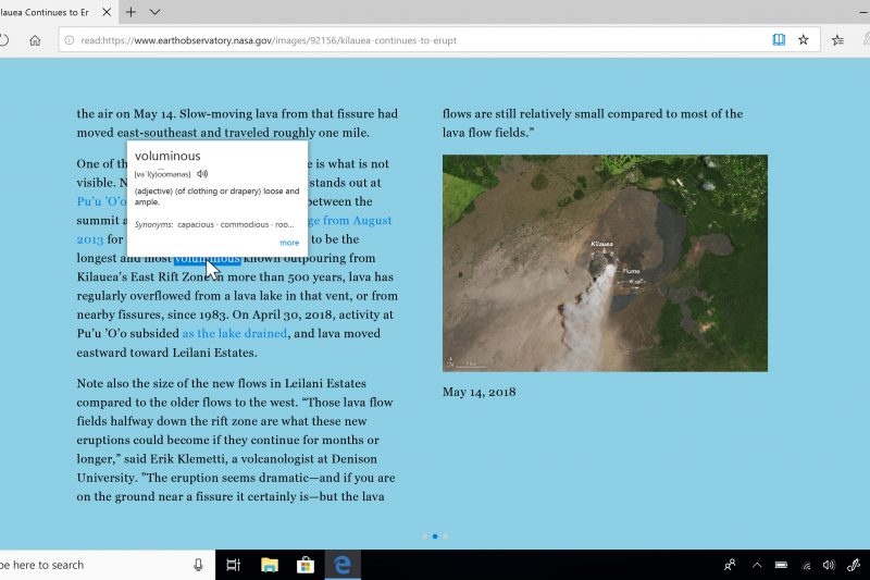 Microsoft Edge is the only browser with Microsoft Learning Tools built-in that help improve reading and focus. 