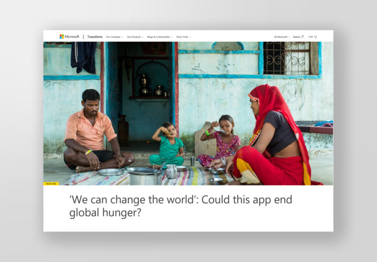Family in India has a meal together