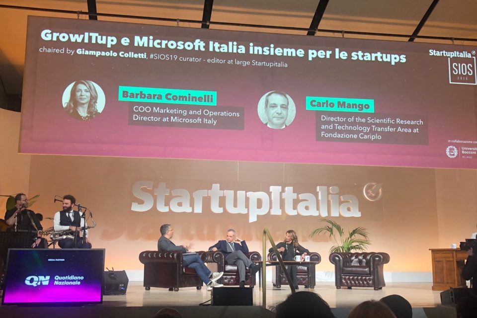 Microsoft For Startups growITup Partnership SIOS19