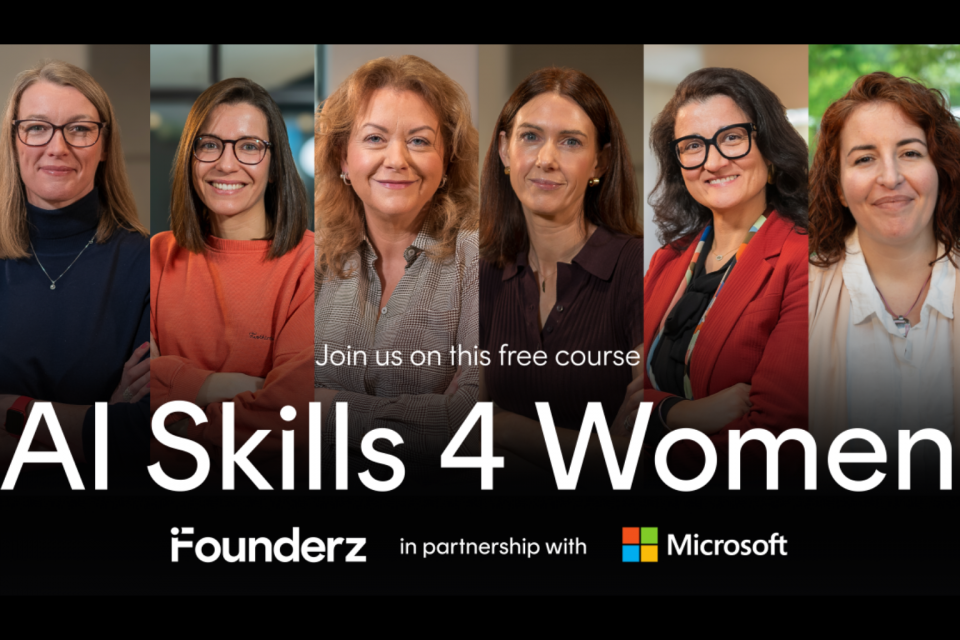 Founderz and Microsoft present AI Skills 4 Women: Free AI Training for Women in the Baltics