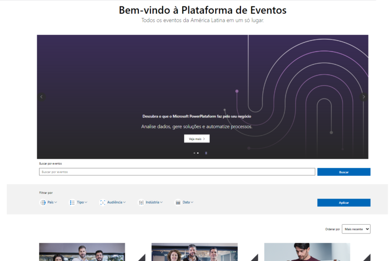 plataforma eventos