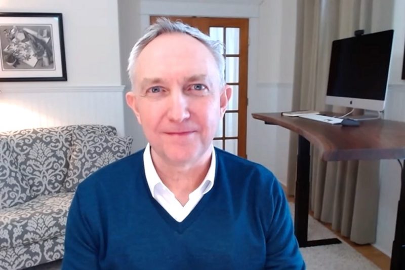Craig Hayman, in his home office