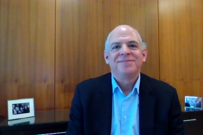 Michael Ellis at his office