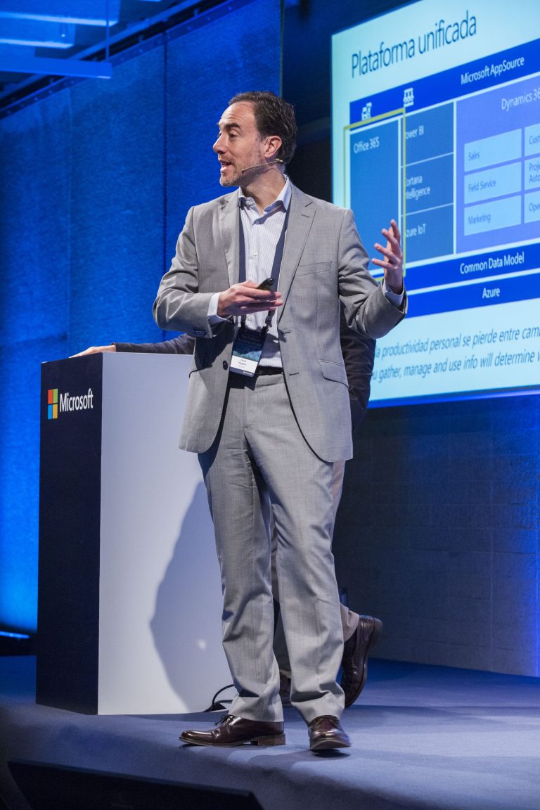 David Negrete presenta Dynamics 365 en España