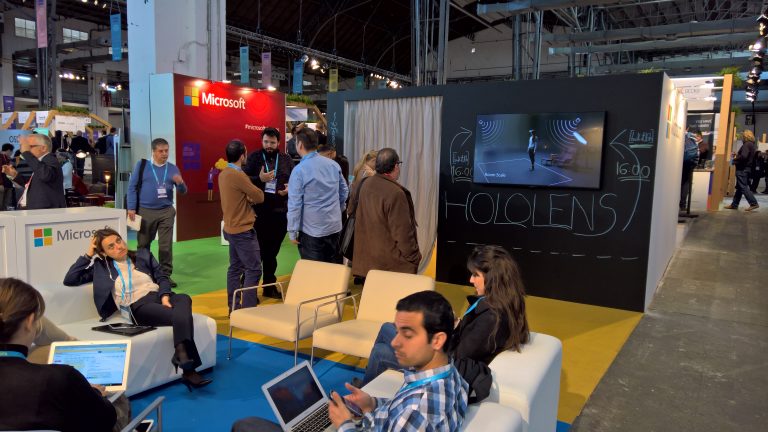 Stand de Microsoft en 4YFN