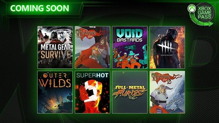 Más Xbox Game Pass en mayo 2019