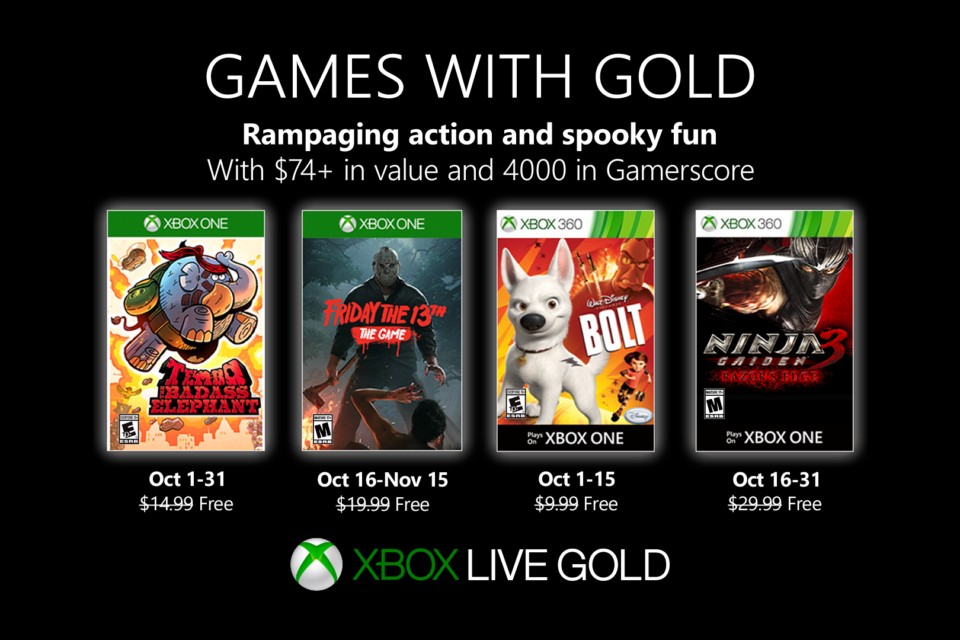Games with Gold Xbox