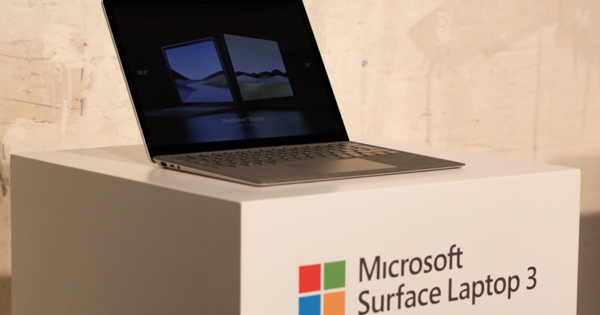 Surface Laptop 3