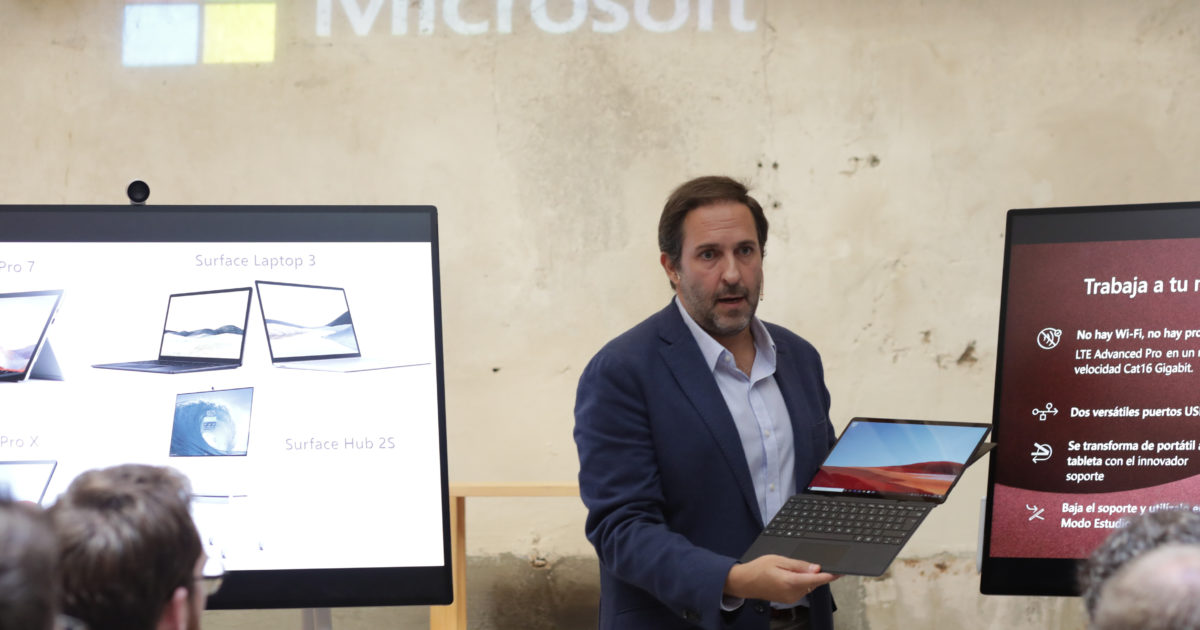Antonio Cruz, director de la unidad de negocio de Surface en España