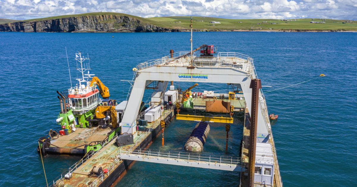 Project Natick, Vessel retrieval Stromness, Orkney. Microsoft - Tuesday 7th to Wednesday 15th of July 2020