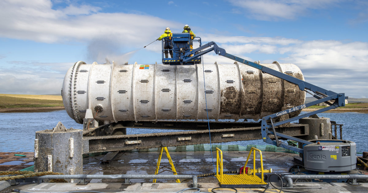 Project Natick, Vessel retrieval Stromness, Orkney. Microsoft - Tuesday 7th to Wednesday 15th of July 2020