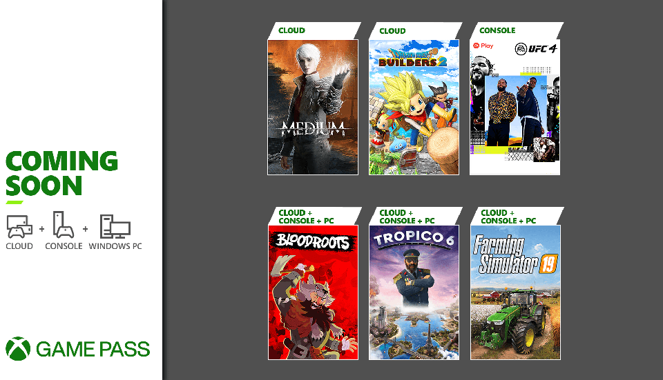 Próximamente en Xbox Game Pass