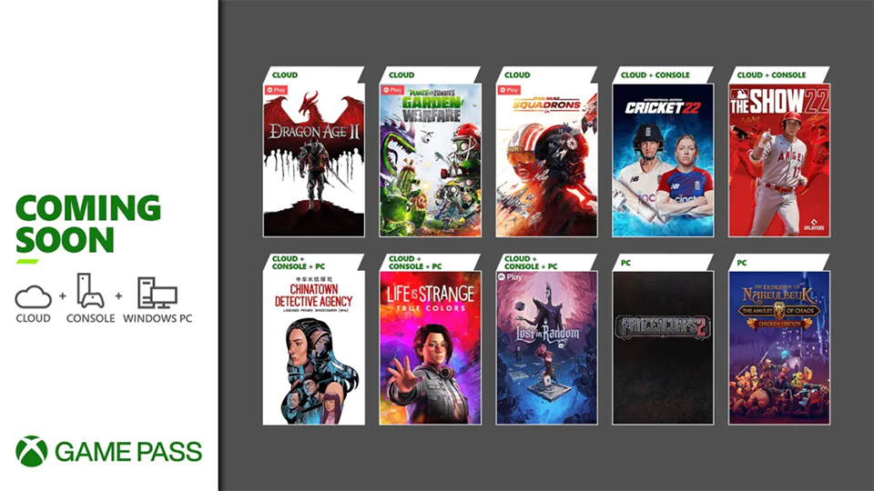 Próximamente en Xbox Game Pass