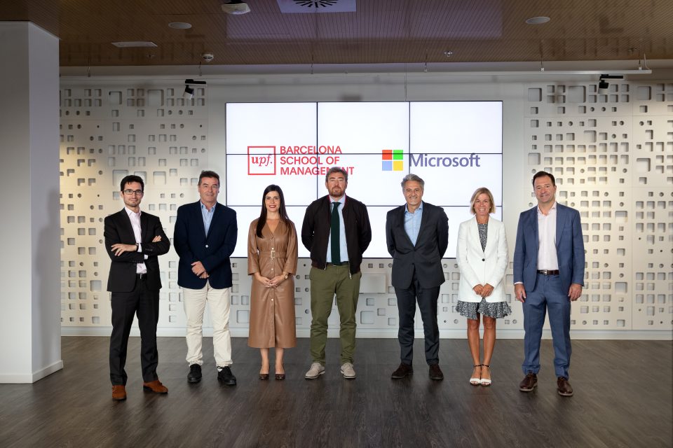 Firma Acuerdo UPF-BSM y Microsoft