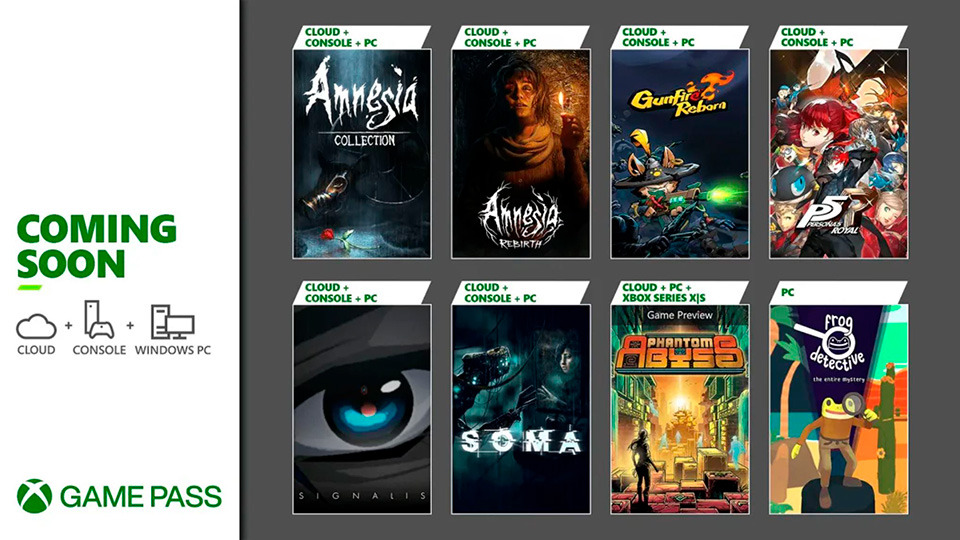 Próximamente en Xbox Game Pass
