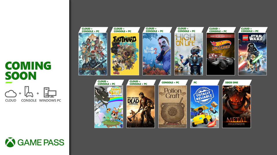 Próximamente en Game Pass